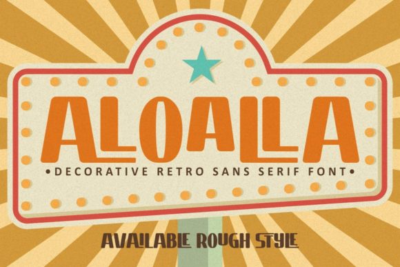 Aloalla: A Vintage Display Font for Modern Web Design