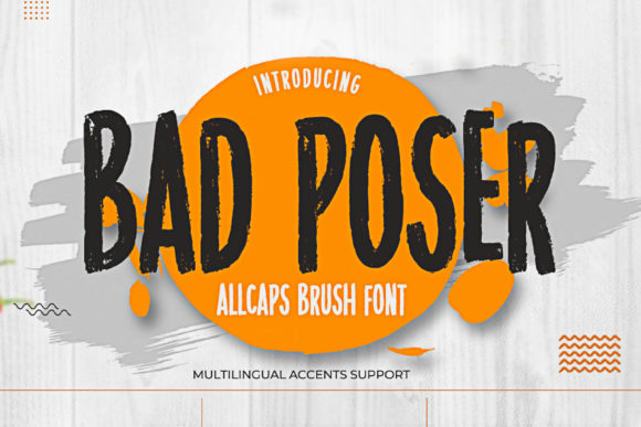 Bad Poser: A Bold Display Font for Editorial Design