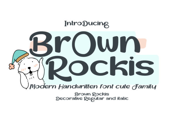 Brown Rockis: A Charming Display Font for Editorial Design