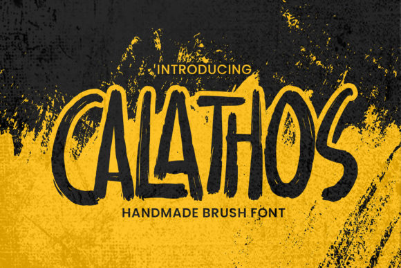 Calathos: A Handwritten Display Font for Editorial Design