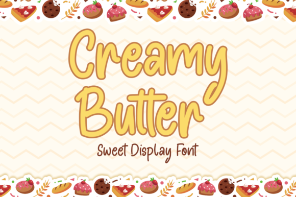 Creamy Butter: A Luxurious Display Font for Your Brand