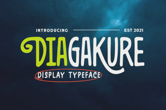 Discover Diagakure: A Versatile Display Font for Editorial Design