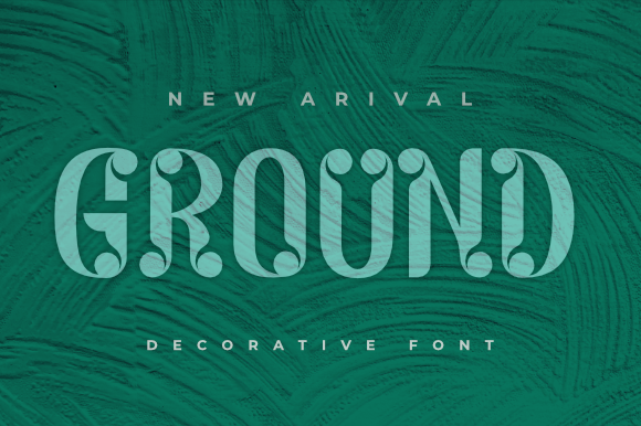 Discover Ground: A Chic and Distinct Display Font for Editorial Design