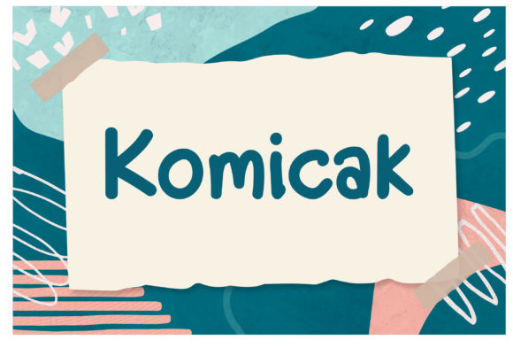 Discover Komicak: A Charming Display Font for Editorial Design