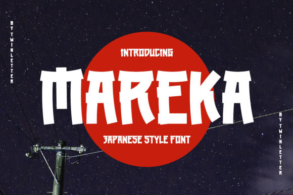 Discover Mareka: A Bold and Stylish Display Font