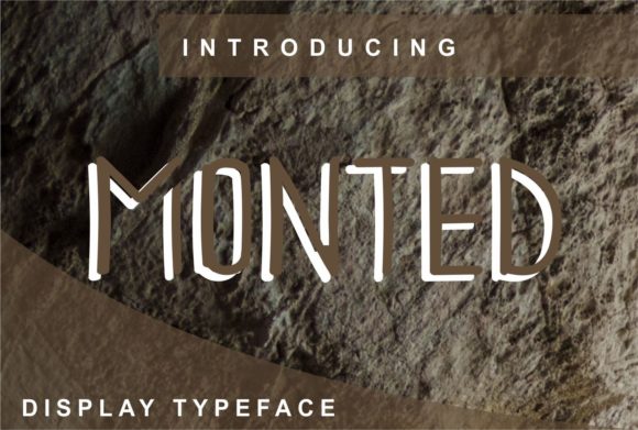 Discover Monted: A Versatile Display Font for Creative Projects