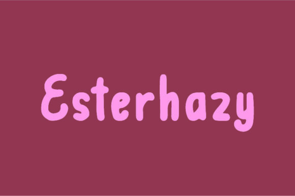 Esterhazy: The Perfect Display Font for Your Brand