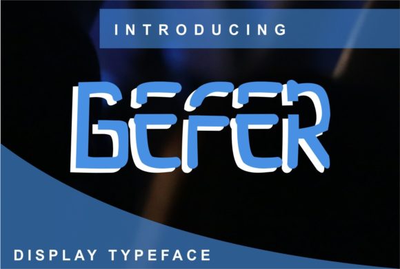 Gefer: A Clean and Adaptable Display Font for Modern Design