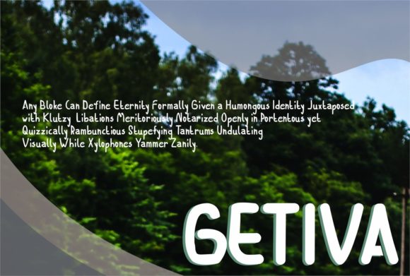 Getiva: A Versatile Display Font for Modern Web Design