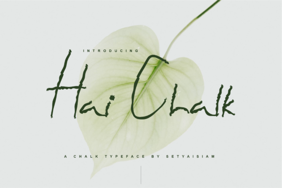 Hai Chalk: A Perfect Display Font for Editorial Design