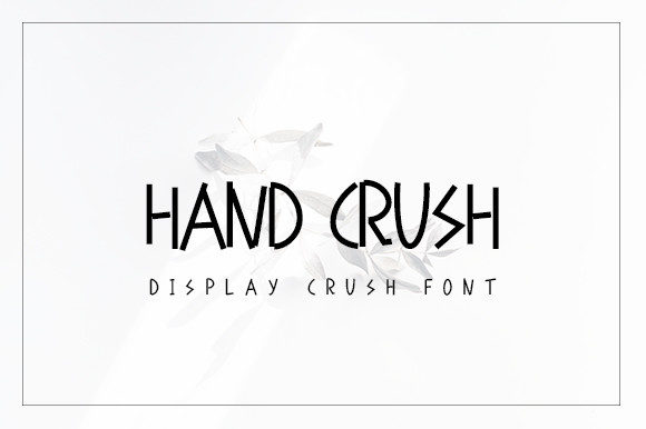 Hand Crush: A Quirky Font for Your Brand's Visual Identity