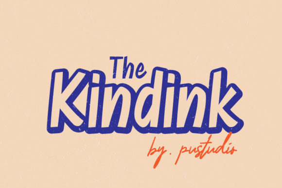 Kindink: A Retro Display Font for Editorial Charm