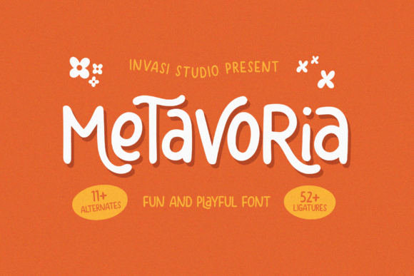 Metavoria: A Distinct Display Font for Creative Branding