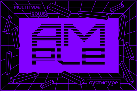 MultiType Rows Ample: A Unique Pixel Font for Crafters
