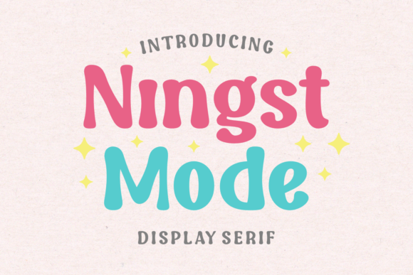 Ningst Mode: A Bold and Friendly Display Font for Web Design