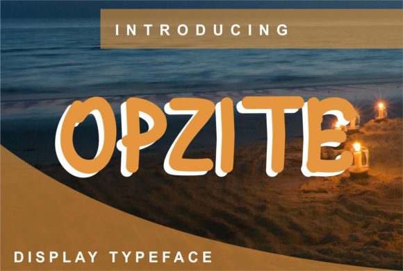 Opzite: A Sharp and Inspiring Display Font for Branding