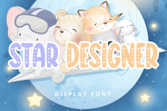 Star Designer: A Friendly Display Font for Editorial Charm