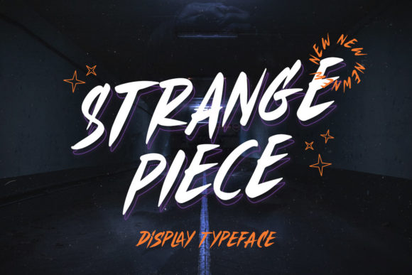 Strange Piece: A Playful Display Font for Bold Web Design