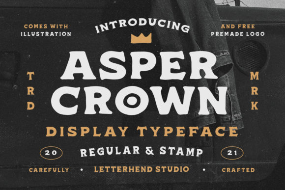 Transform Your Brand with Asper Crown: A Bold Display Font