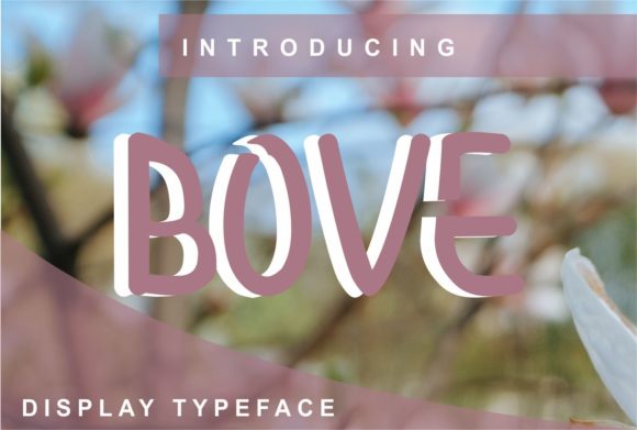 Transform Your Brand with Bove: A Clean and Adaptable Display Font