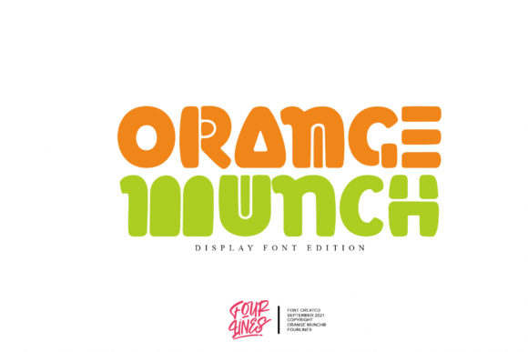 Transform Your Brand with Orange Munch Font