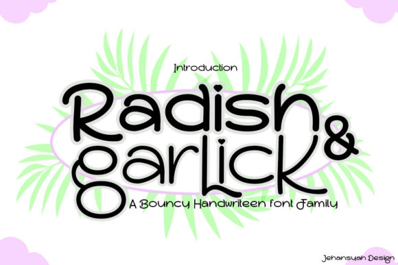 Transform Your Brand with Radish and Garlick Font